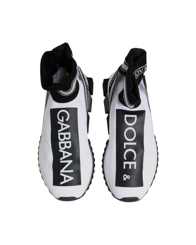 Dolce & Gabbana Sorrento Socks Sneakers Black Shoes Glam Steals