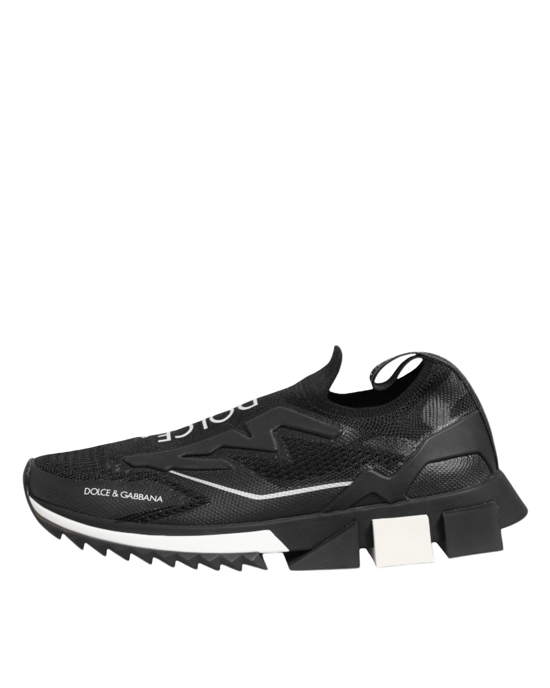 Dolce & Gabbana Black Sorrento Sport Stretch Sneakers Shoes Glam Steals