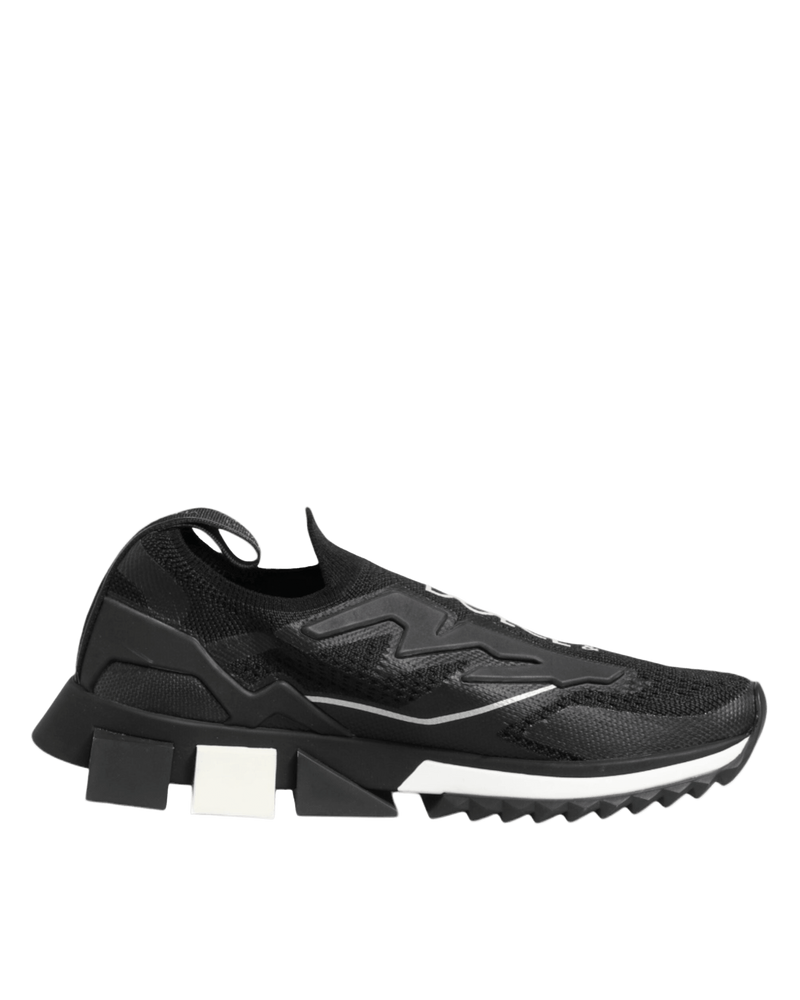 Dolce & Gabbana Black Sorrento Sport Stretch Sneakers Shoes Glam Steals