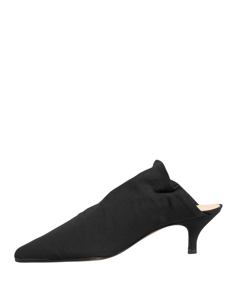 Dolce & Gabbana Black Suede Heel Mule Shoes Glam Steals