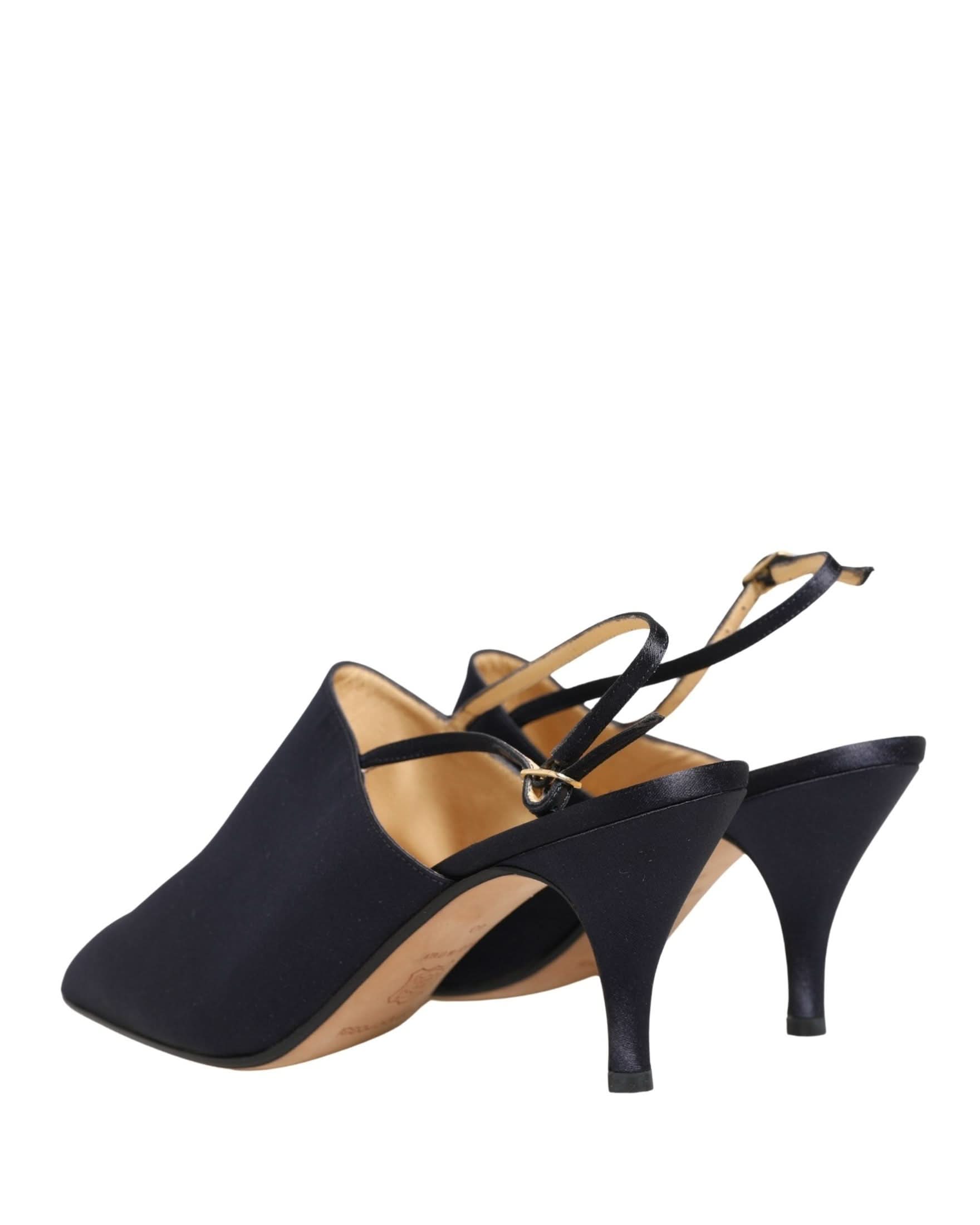 Dolce & Gabbana Black Suede Heels Slingbacks Shoes Glam Steals