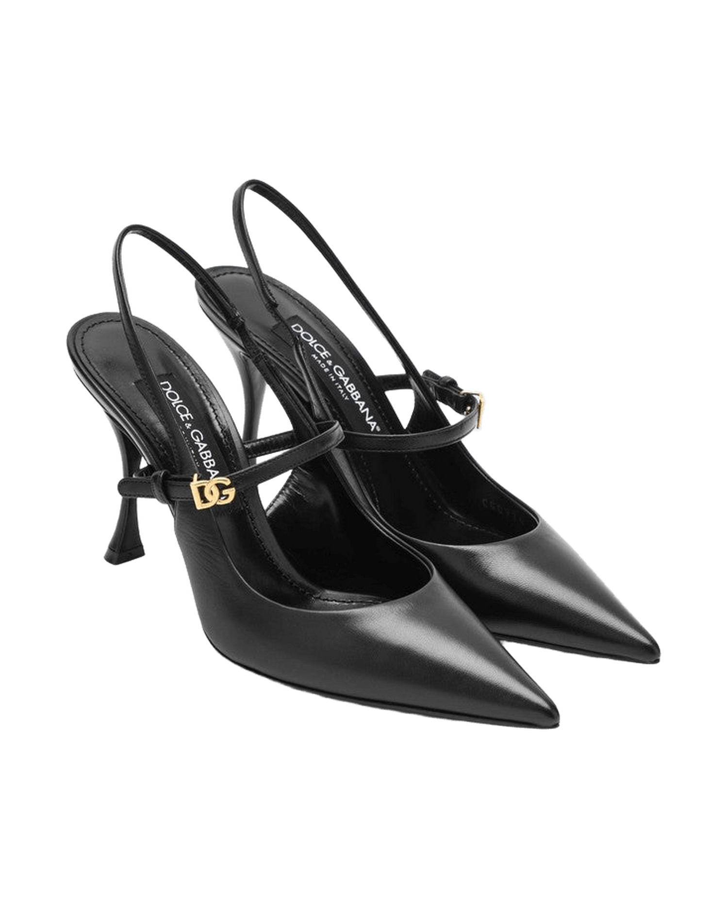 Dolce & Gabbana Black Suede Slingback Glam Steals