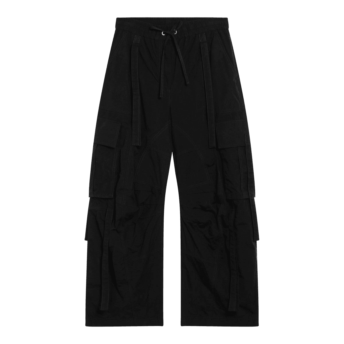 Dolce & Gabbana Black Waxed Faille Cargo Trouser Glam Steals