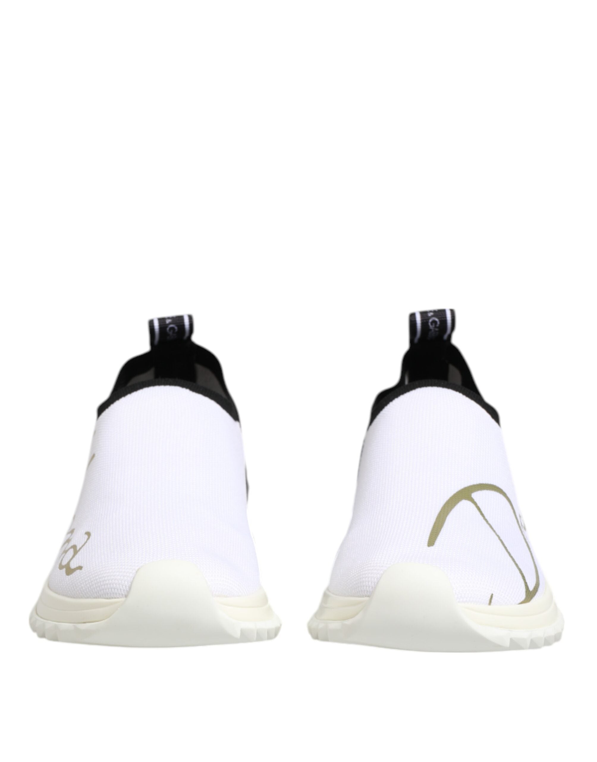 Dolce & Gabbana Black White Low Top Sorrento Sneakers Shoes Glam Steals