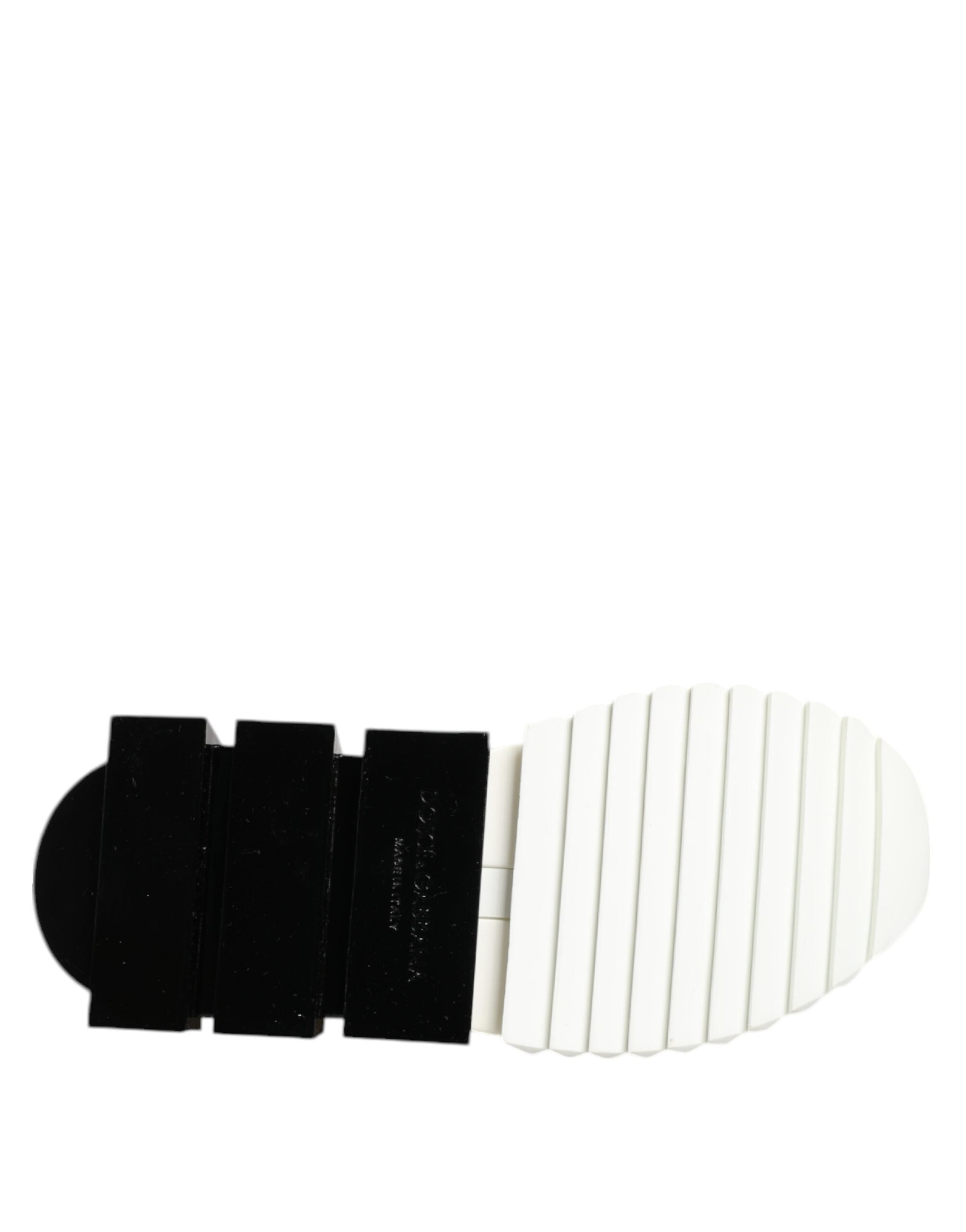 Dolce & Gabbana Black White Low Top Sorrento Sneakers Shoes Glam Steals