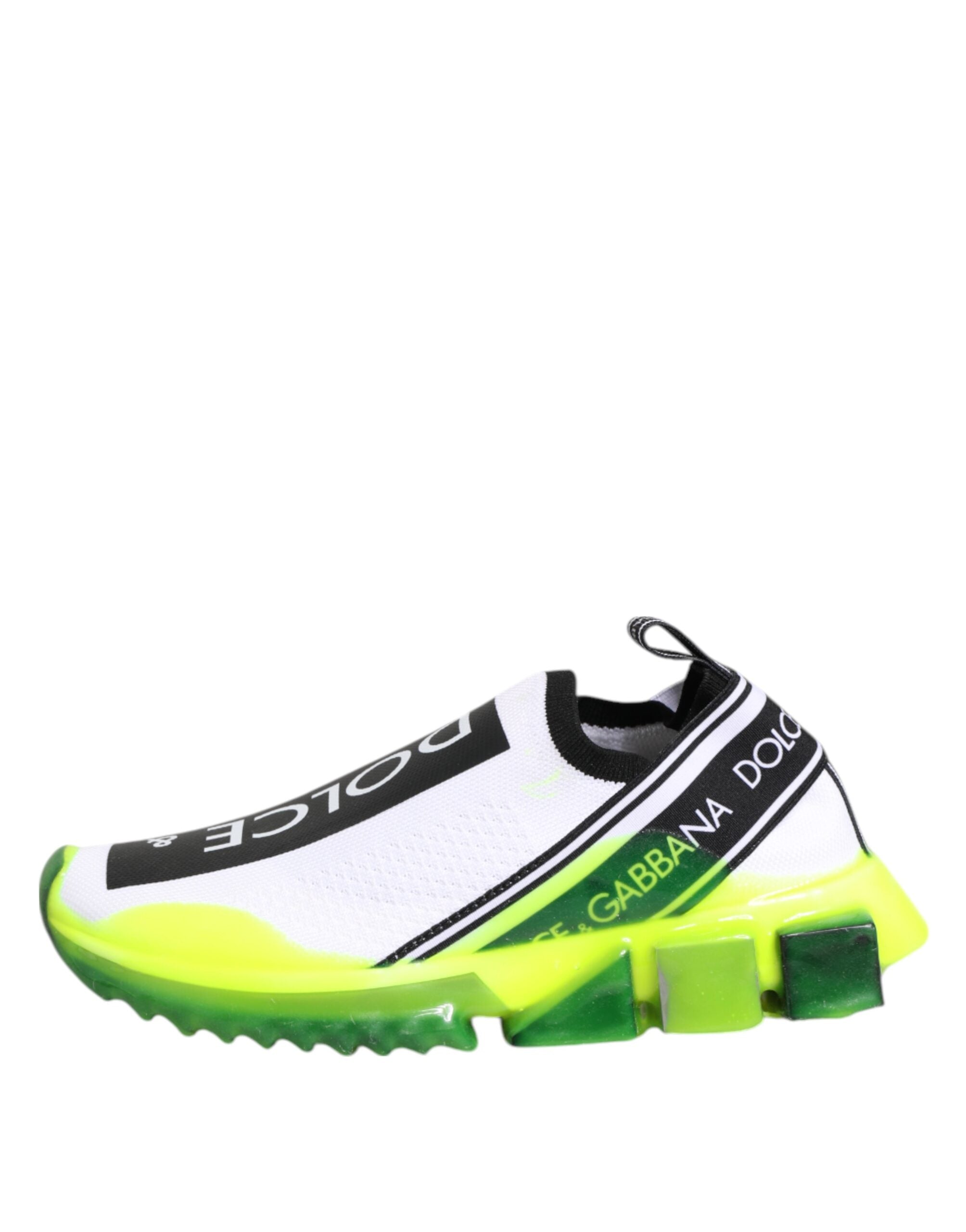 Dolce & Gabbana Black White Slip On Sorrento Sneakers Shoes Glam Steals