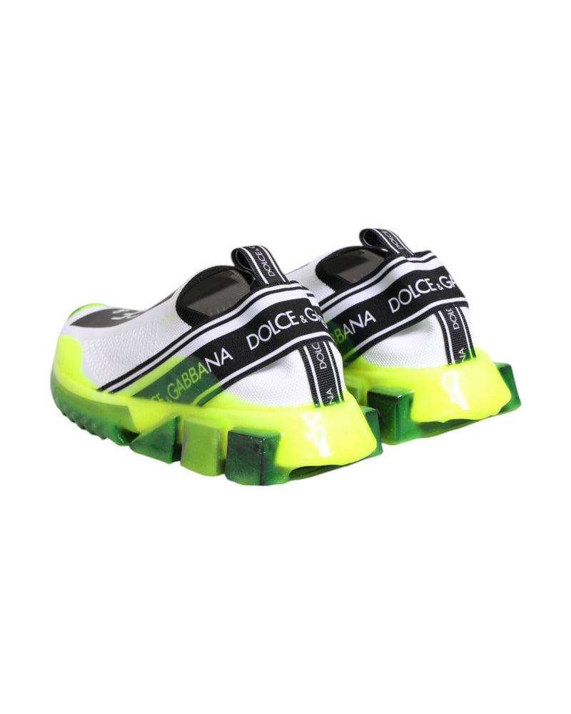 Dolce & Gabbana Black White Slip On Sorrento Sneakers Shoes Glam Steals