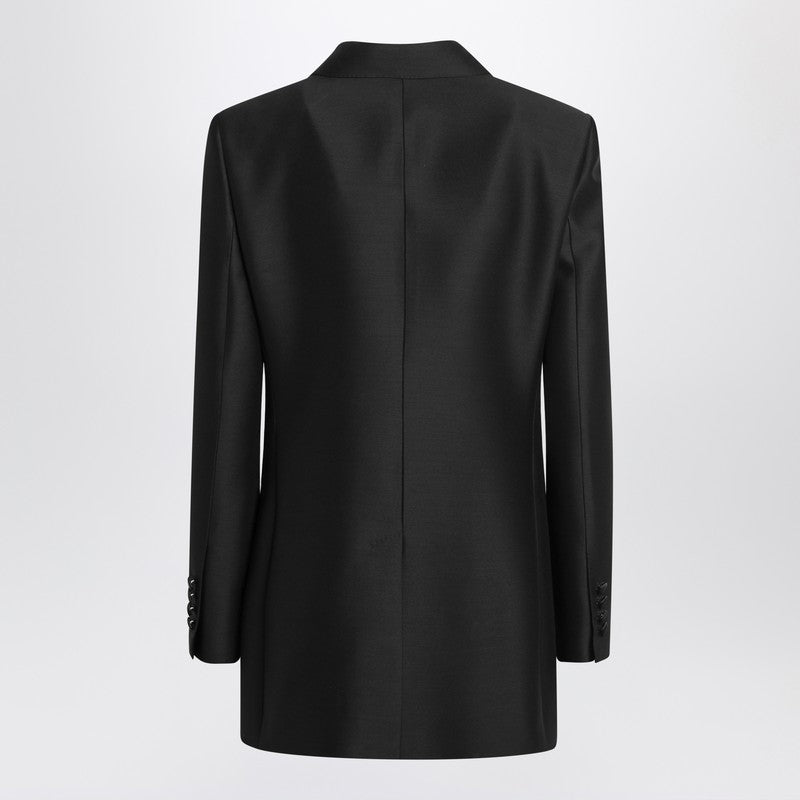 Dolce & Gabbana Black Wool Dolce&gabbana Double Breasted Jacket Glam Steals
