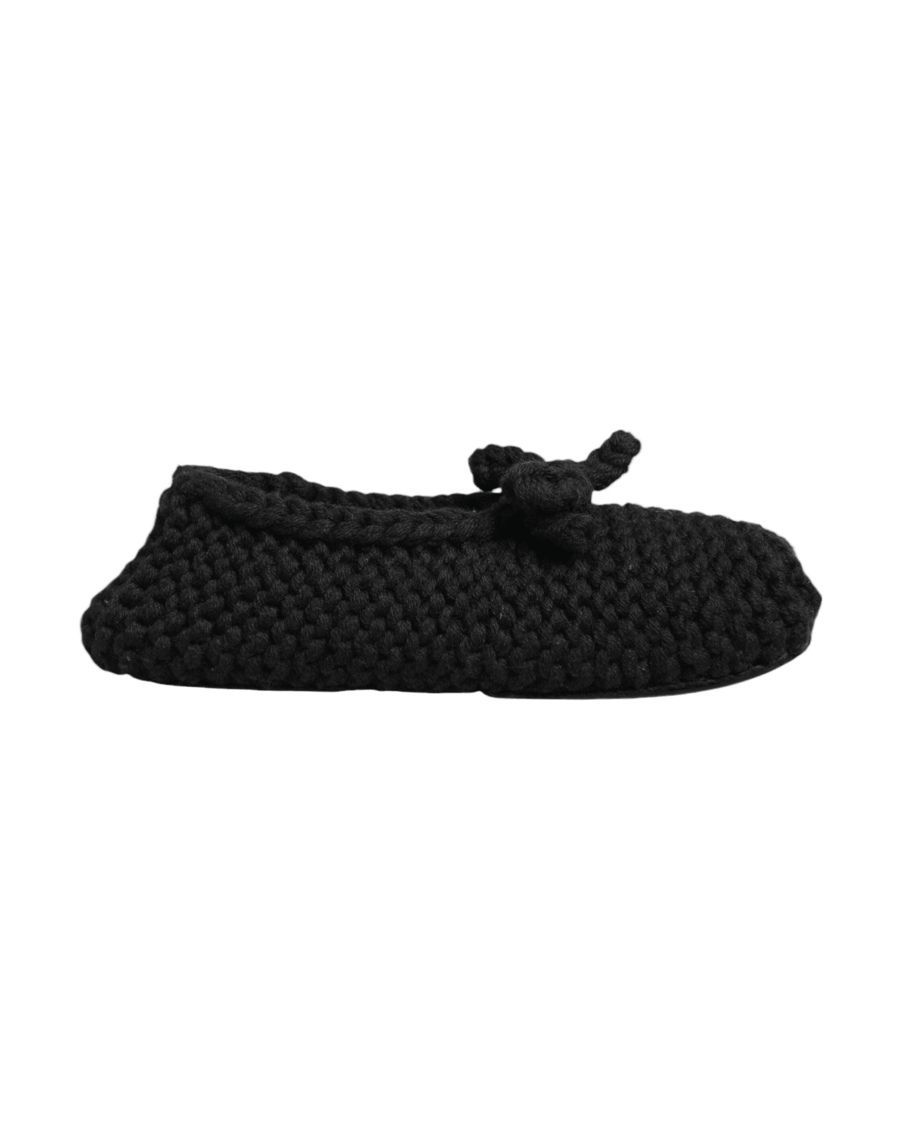 Dolce & Gabbana Black Wool Knit Slip On Ballerina Flats Shoes Glam Steals