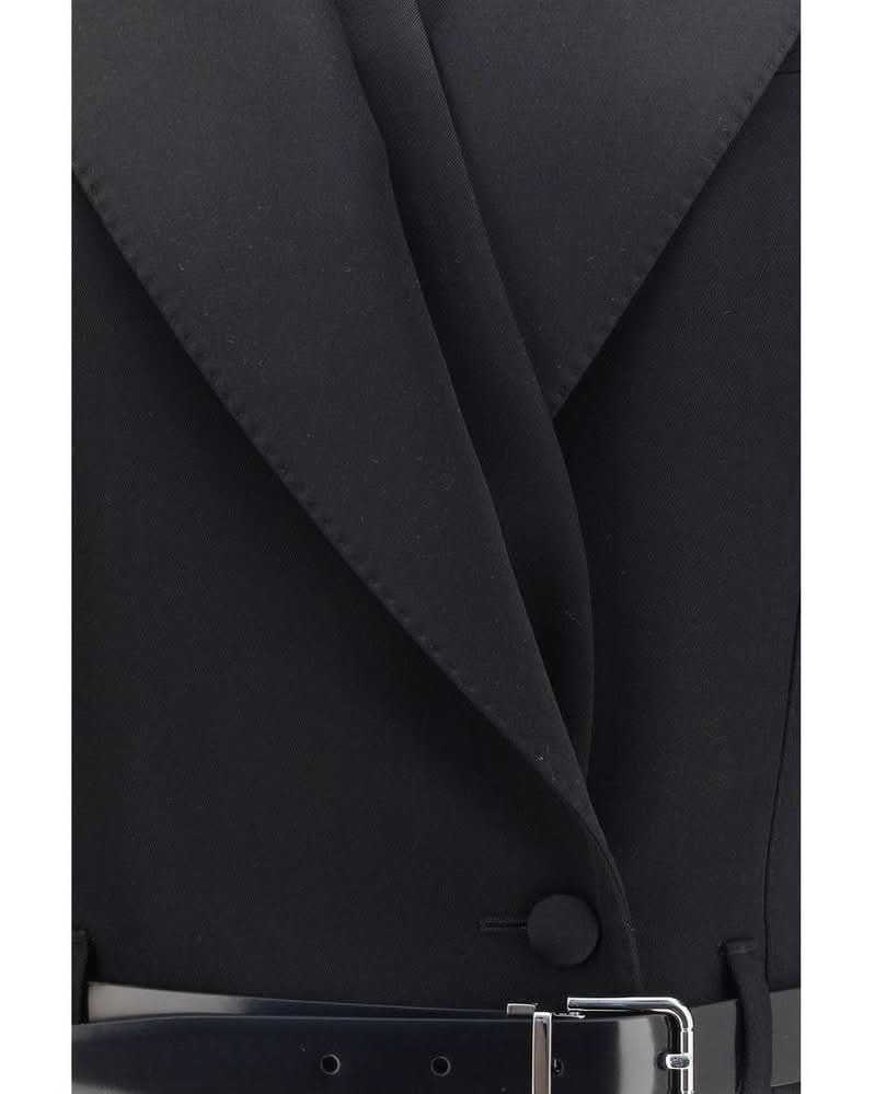 Dolce & Gabbana Black Wool Oves Aries Jacket Glam Steals