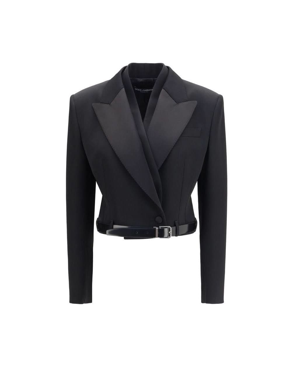 Dolce & Gabbana Black Wool Oves Aries Jacket Glam Steals