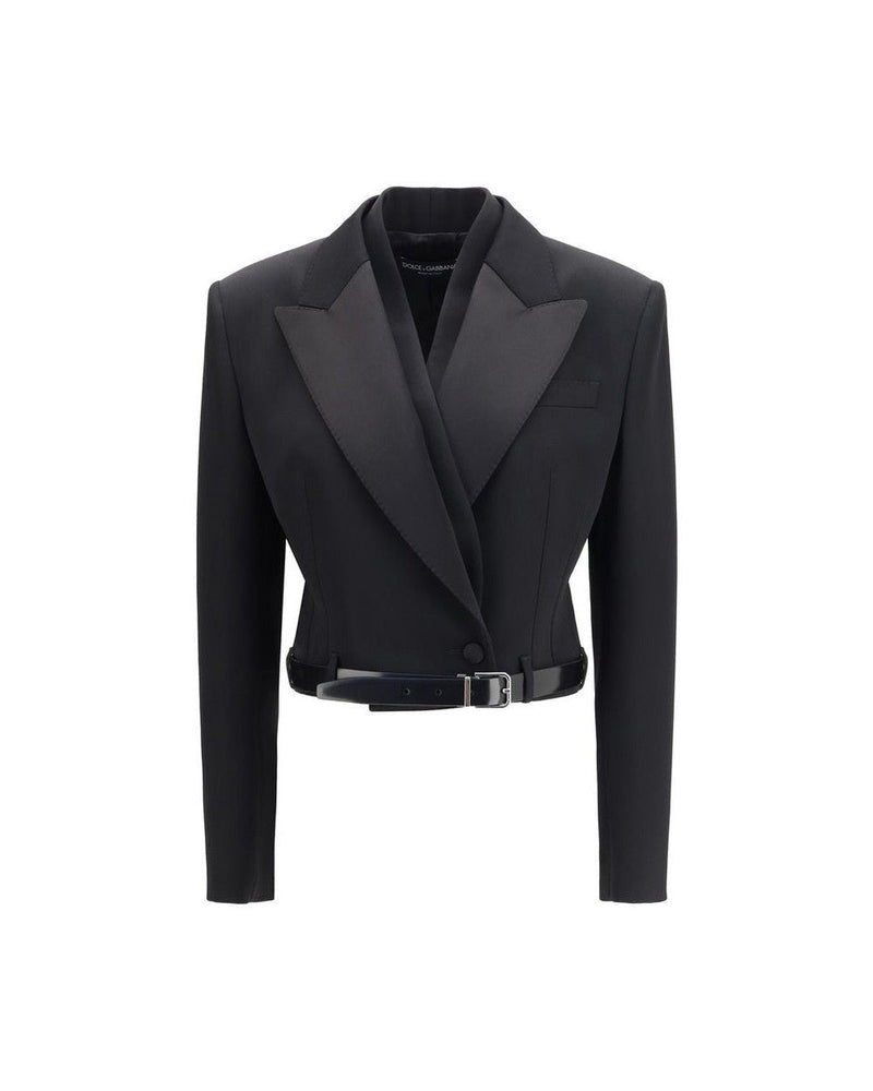 Dolce & Gabbana Black Wool Oves Aries Jacket Glam Steals