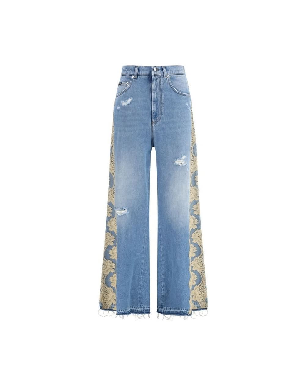 Dolce & Gabbana Blue Cotton Denim Jeans Glam Steals