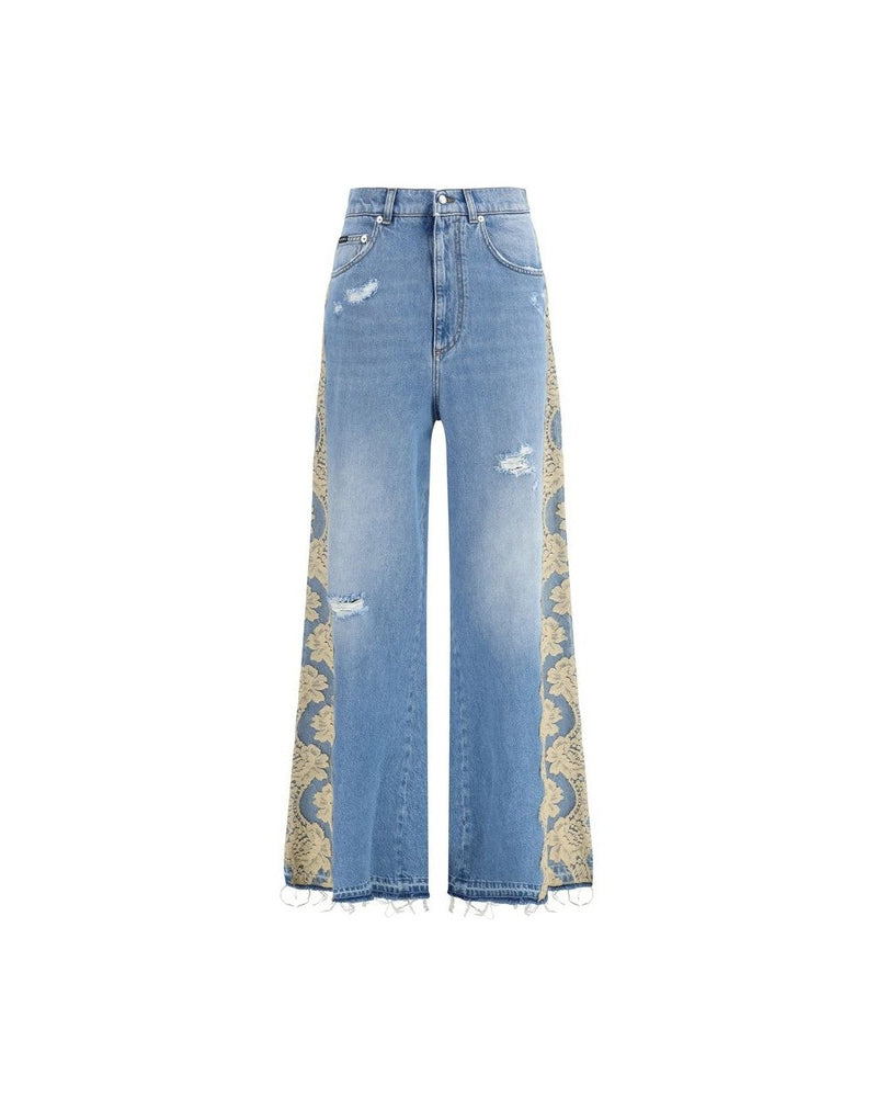 Dolce & Gabbana Blue Cotton Denim Jeans Glam Steals