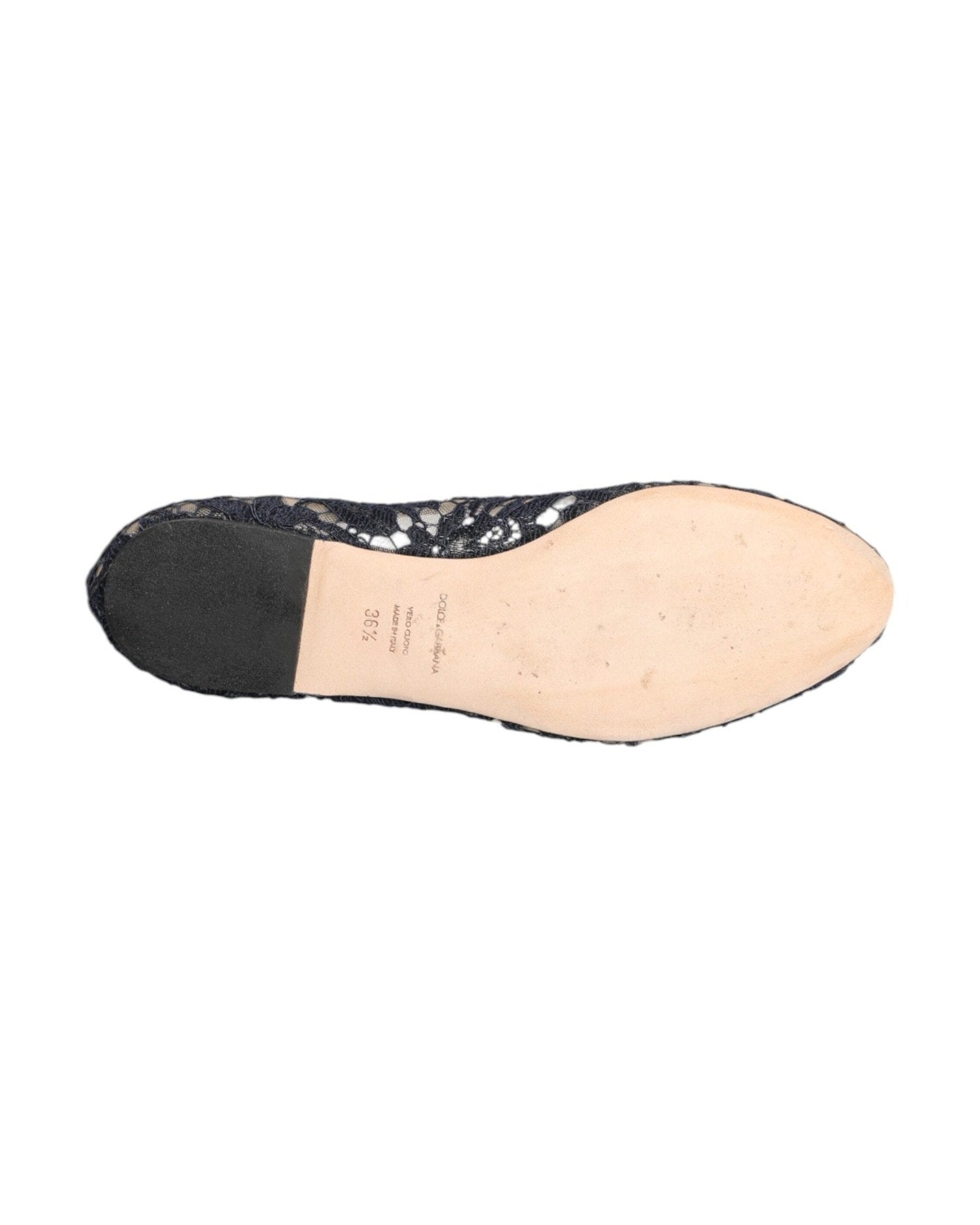 Dolce & Gabbana Blue Lace Taormina Crystals Flats Shoes Glam Steals