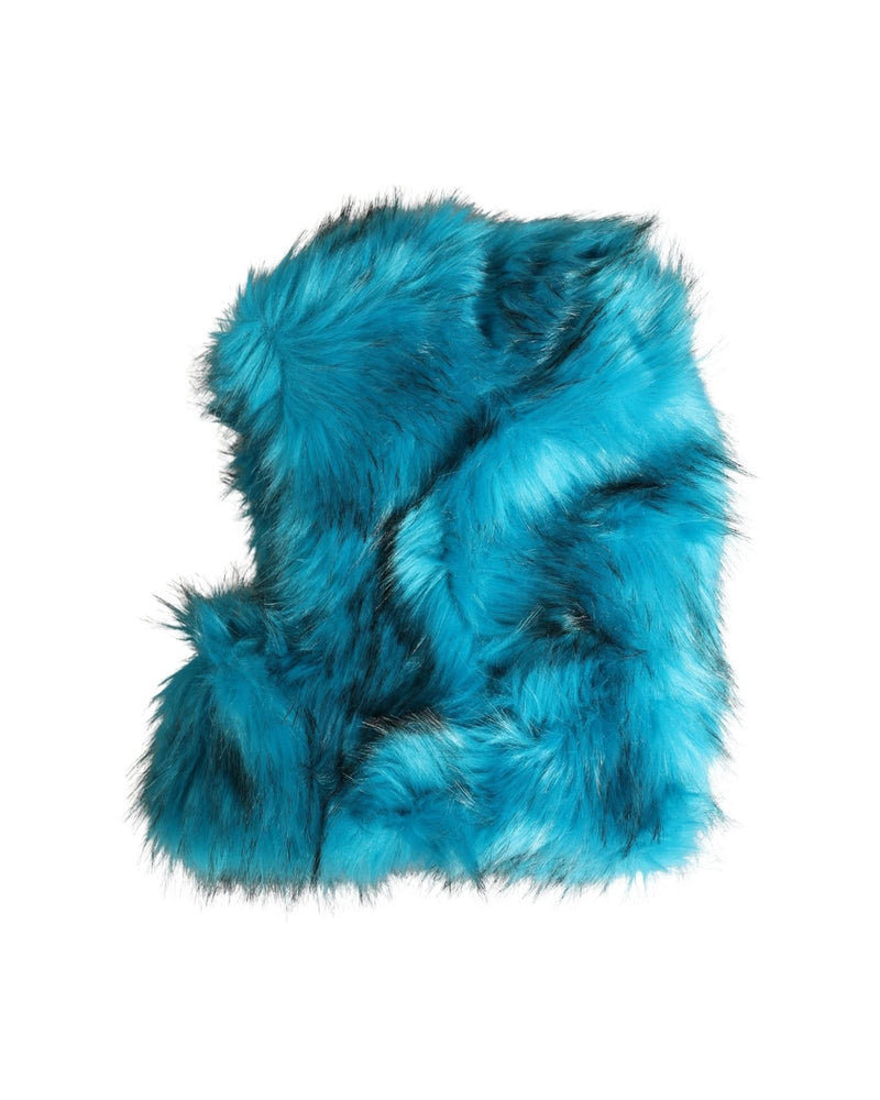 Dolce & Gabbana Blue Modacrylic Fur Bucket Capello Hat 
