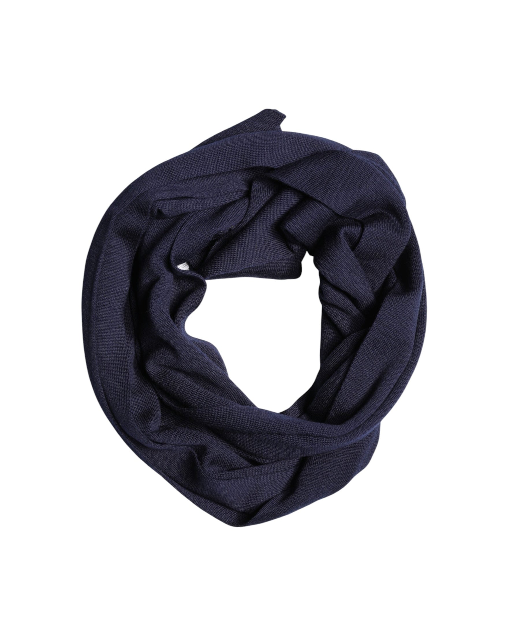 Dolce & Gabbana Blue Wool Dg Loves London Neck Wrap Scarf Glam Steals