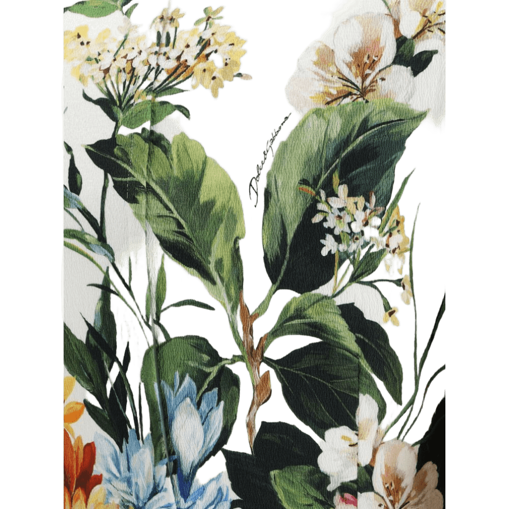 Dolce & Gabbana Bouquet-Print Midi Dress Glam Steals