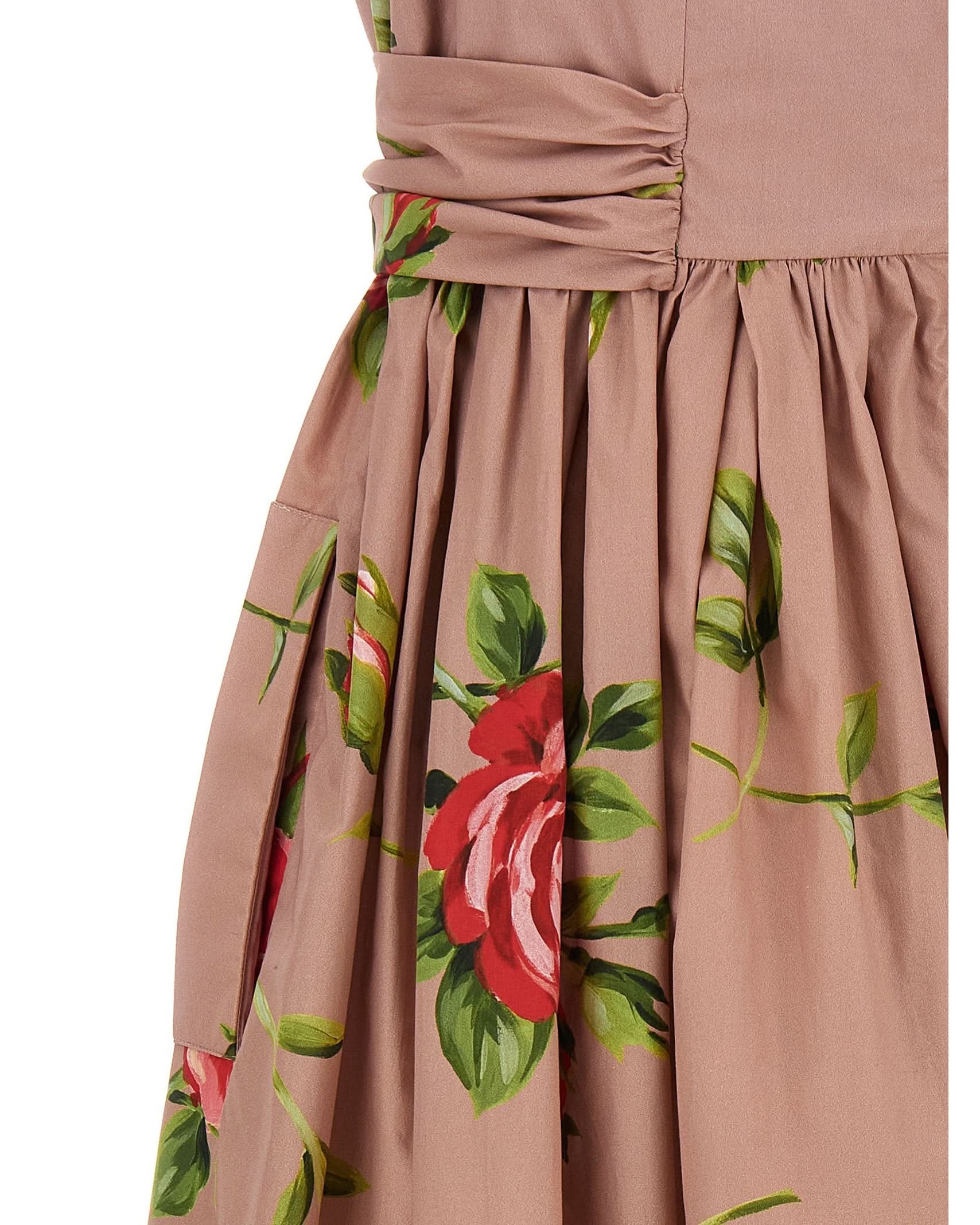 Dolce & Gabbana Bouquet Rose Dress Glam Steals