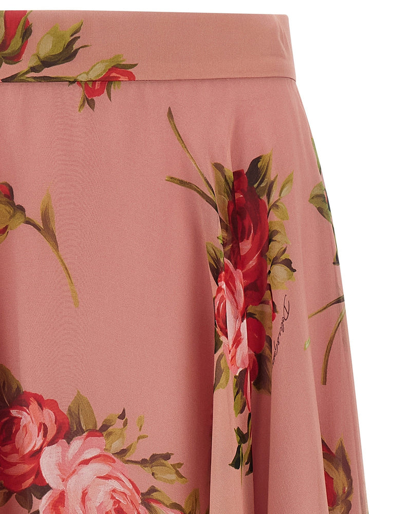 Dolce & Gabbana Bouquet Rose Skirt Glam Steals