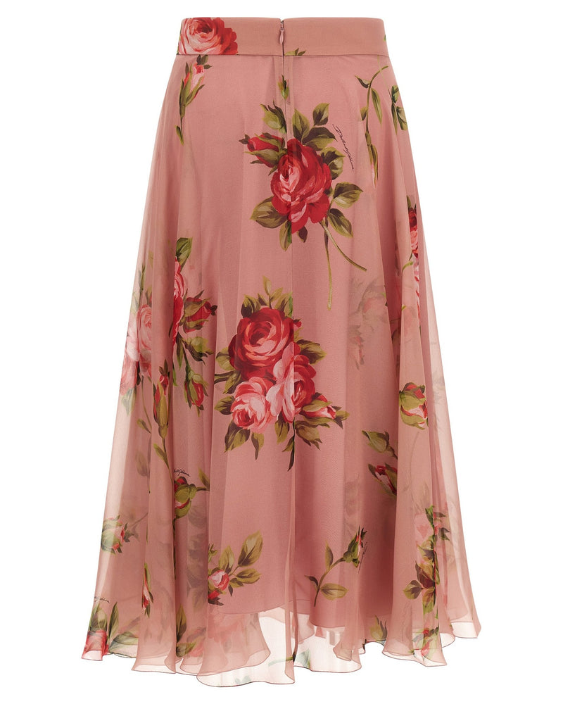 Dolce & Gabbana Bouquet Rose Skirt Glam Steals
