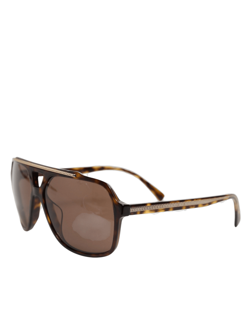 Dolce & Brown Gabbana Dark Tortoise Shell Pilot Frame Sunglasses Glam Steals