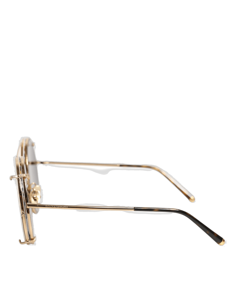 Dolce & Brown Gabbana Dg2198 Leopard Print Gradient Round Sunglasses Glam Steals