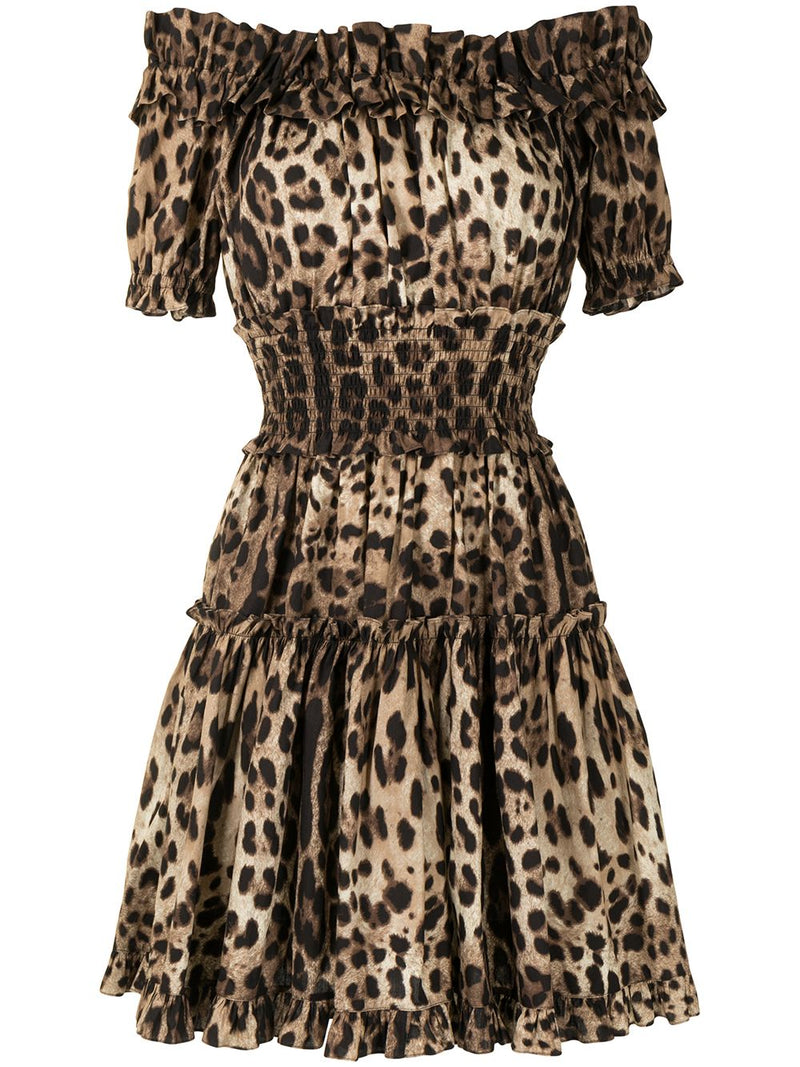 Dolce & Gabbana Brown Dress Glam Steals