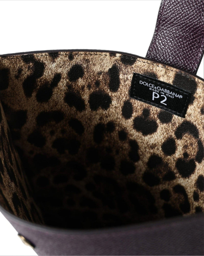 Dolce & Gabbana Elegant Leather Tablet Pouch In Brown Rich Glam Steals