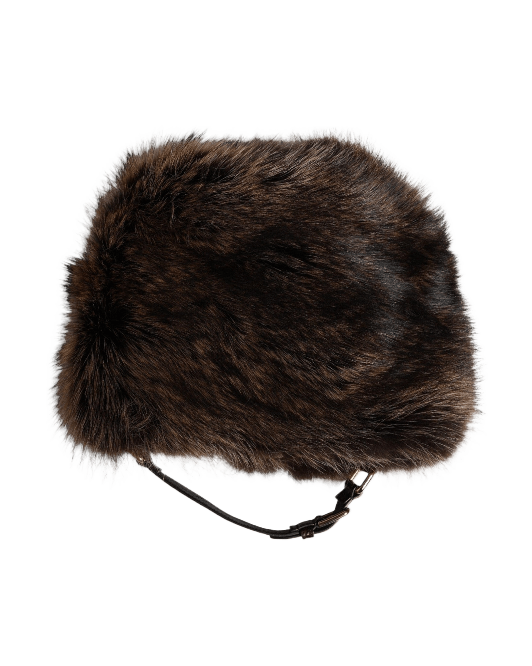 Dolce & Gabbana Brown Fur Women Bucket Hat Glam Steals
