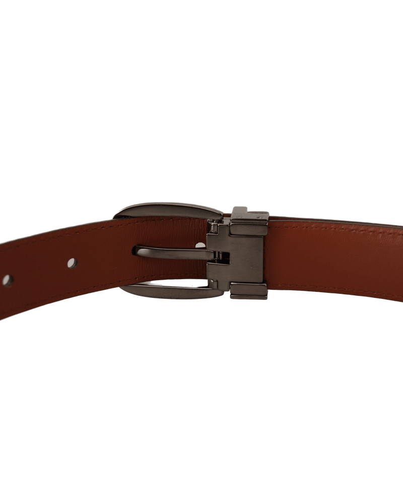 Dolce & Brown Gabbana Leather Leopard Embossed Buckle Belt Glam Steals