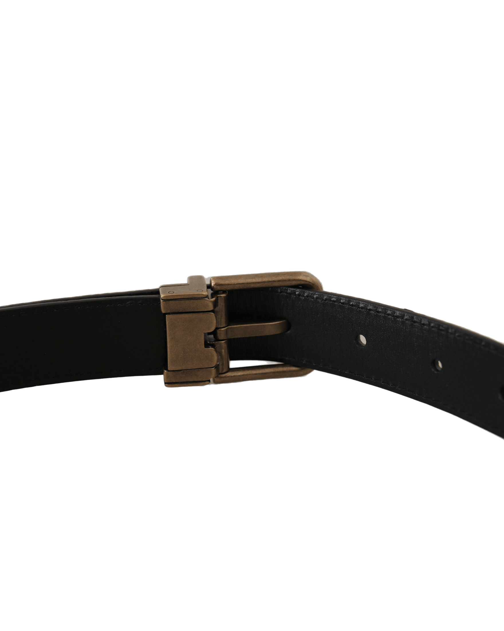 Dolce & Brown Gabbana Leather Leopard Print Metal Buckle Belt Glam Steals