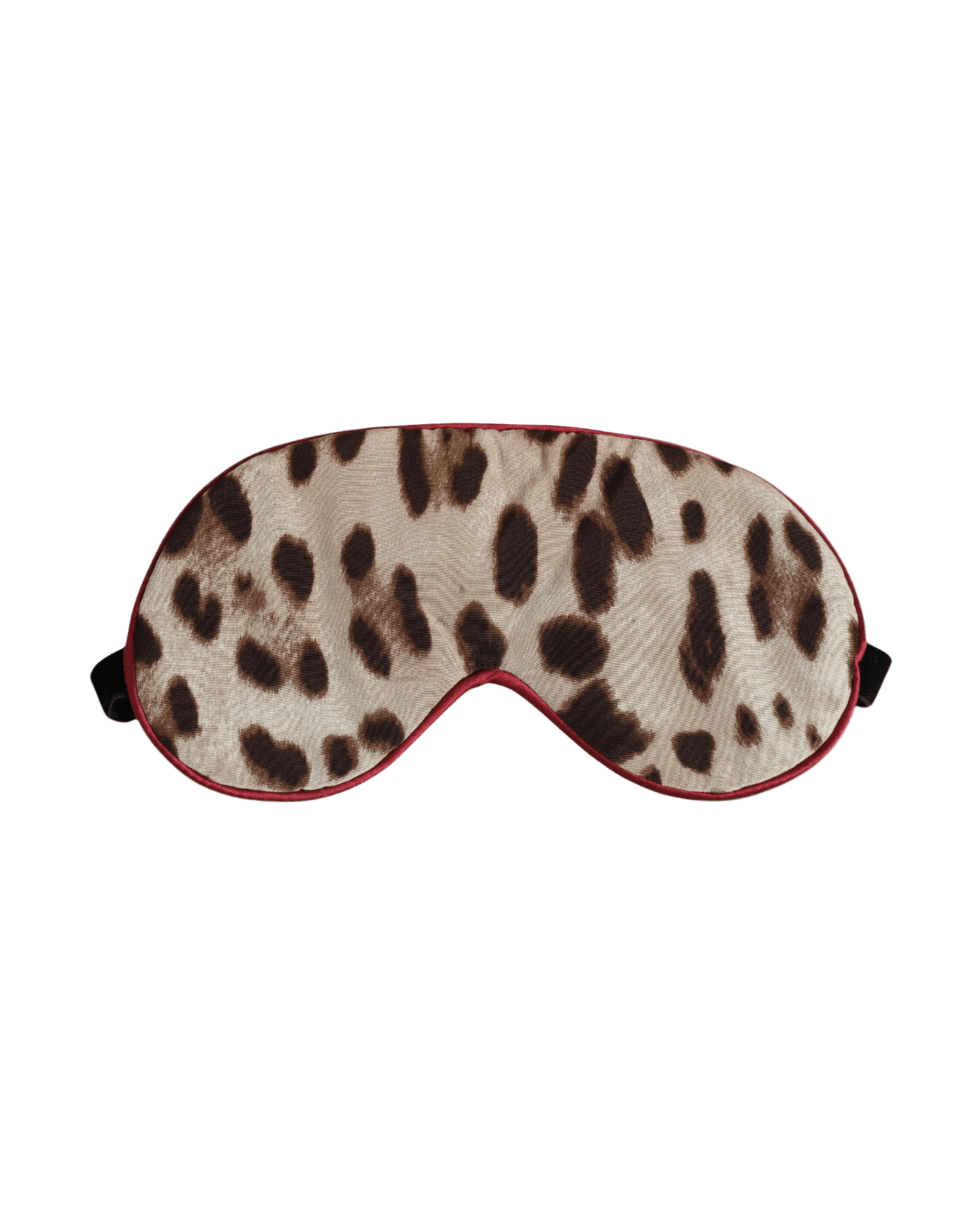Dolce & Brown Gabbana Silk Leopard Print Women Accessory Sleep Eye Mask Glam Steals