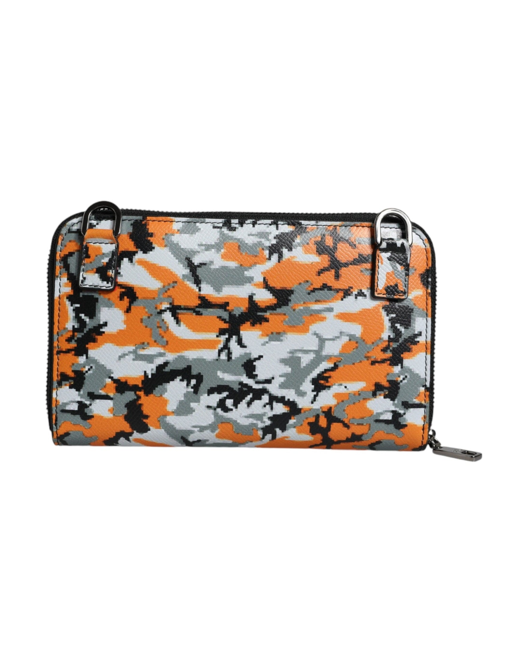 Dolce & Gabbana Camouflage Leather Purse Cross Body Multicolor Bag Glam Steals