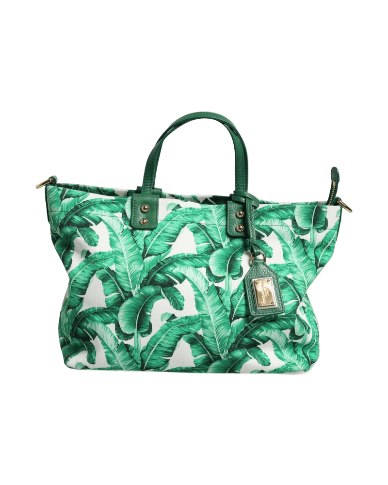 Dolce & Green Gabbana Canvas Botanical Garden Women Tote Bag Glam Steals