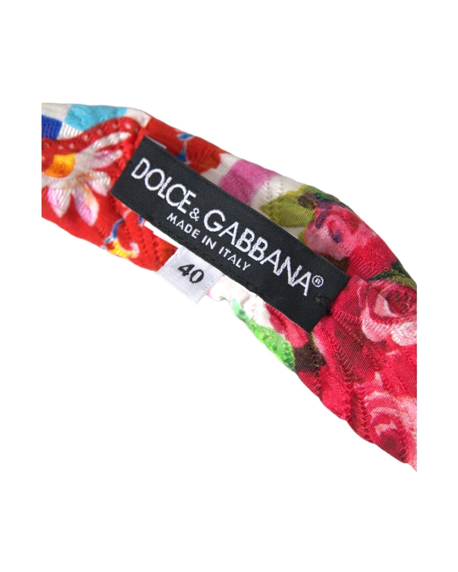 Dolce & Gabbana Carretto Print Waist Multicolor Belt Glam Steals