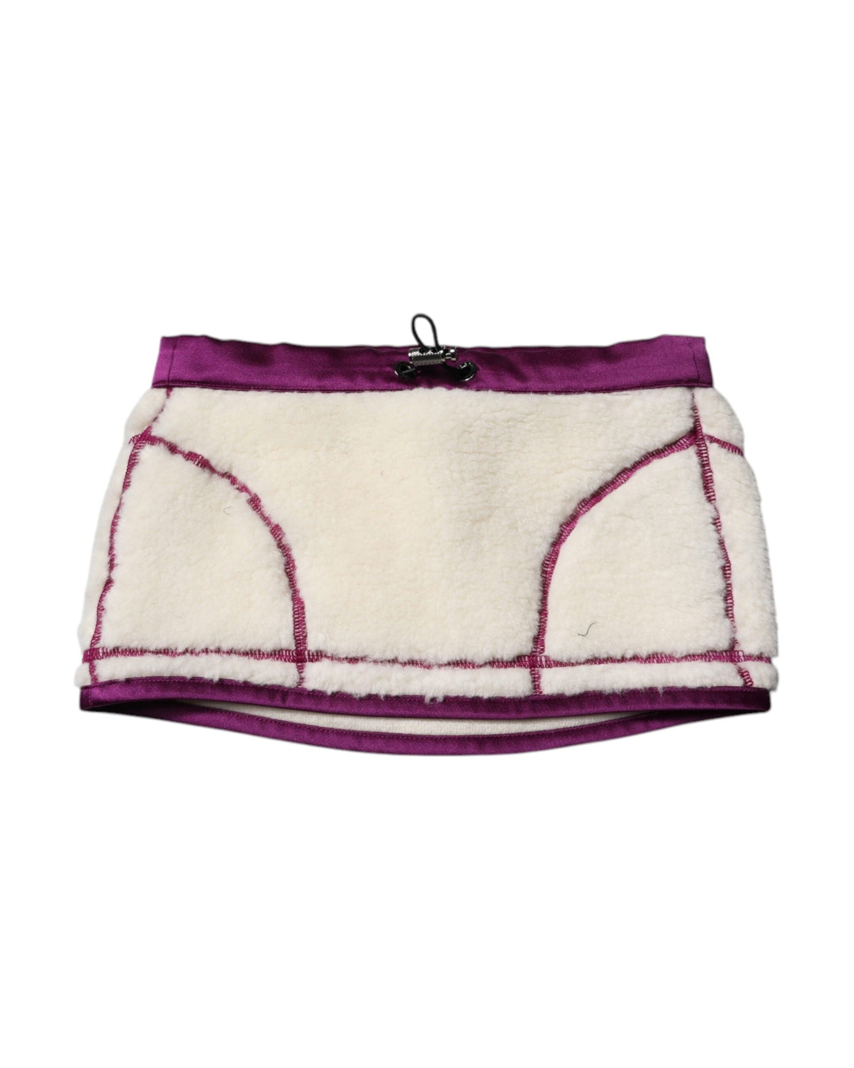 Dolce & Gabbana Cashmere Fleece Neck Warmer Purple Scarf Glam Steals