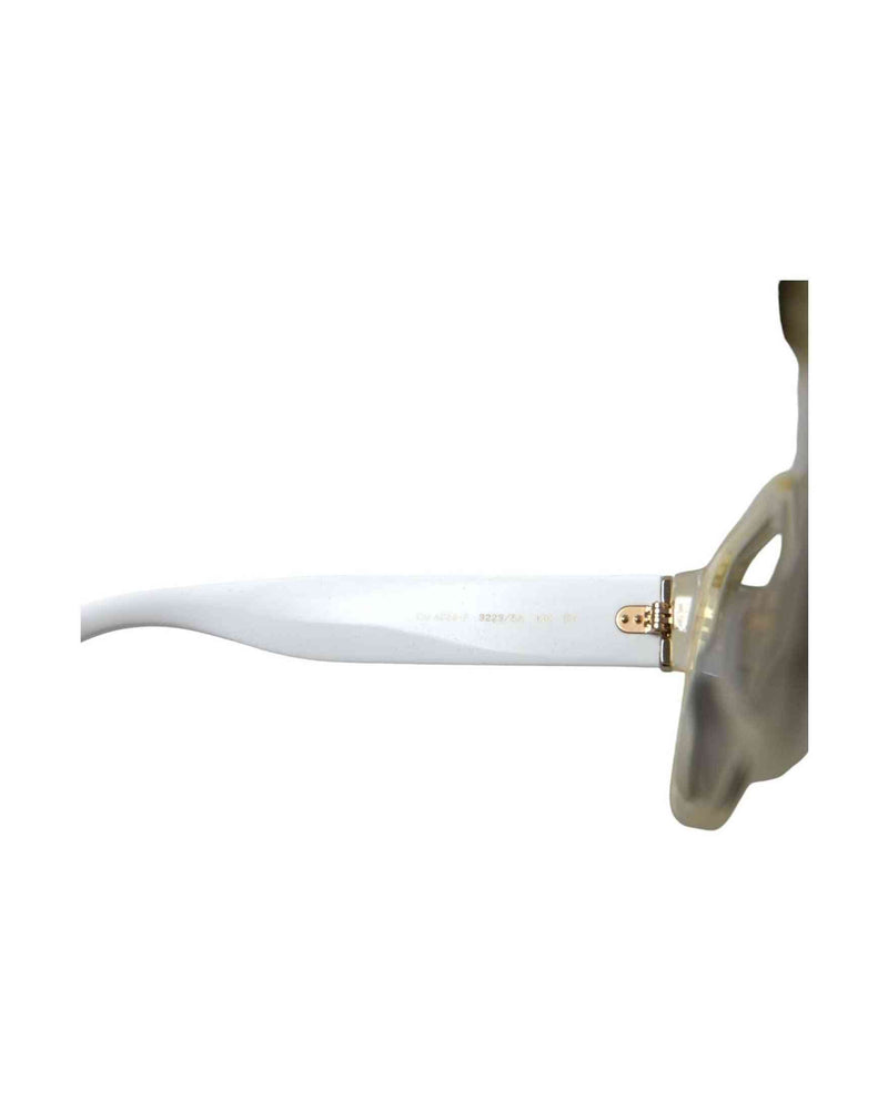 Dolce & Gabbana Chic Acetate Designer White Sunglasses Sunglasses