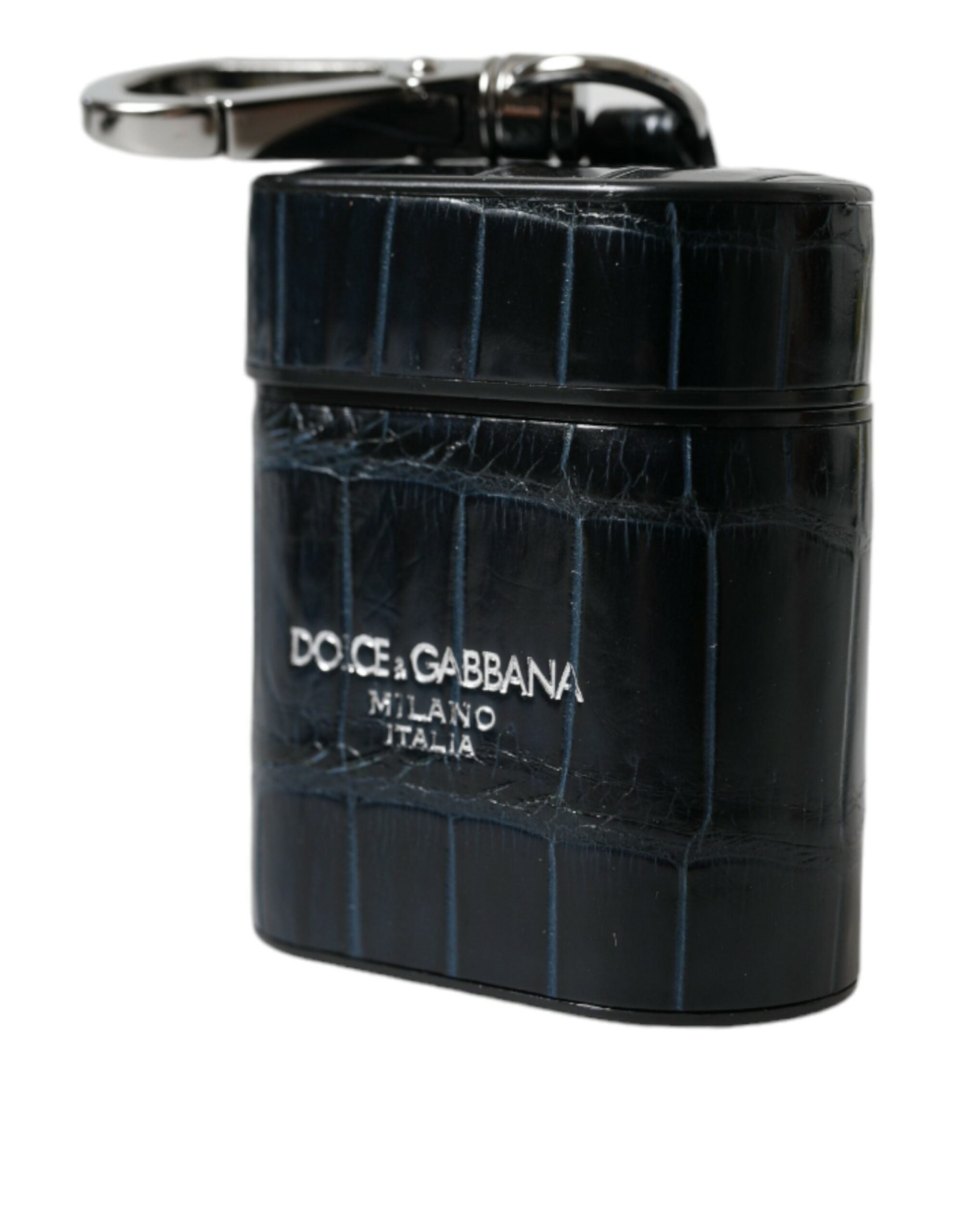 Dolce & Gabbana Chic Crocodile Leather Airpods Case Glam Steals