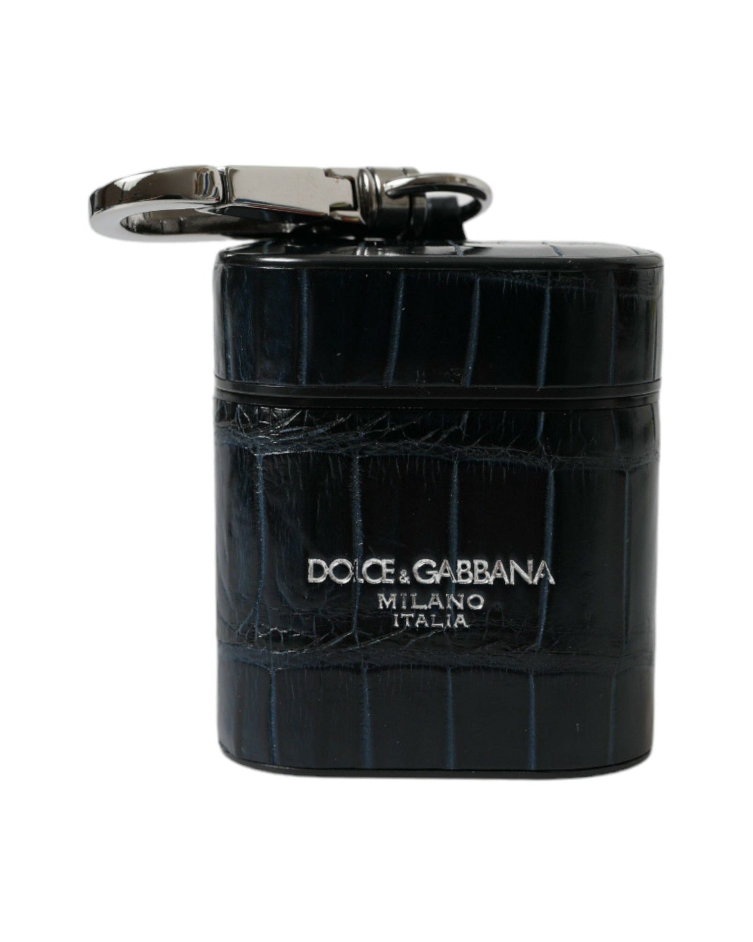 Dolce & Gabbana Chic Crocodile Leather Airpods Case Glam Steals