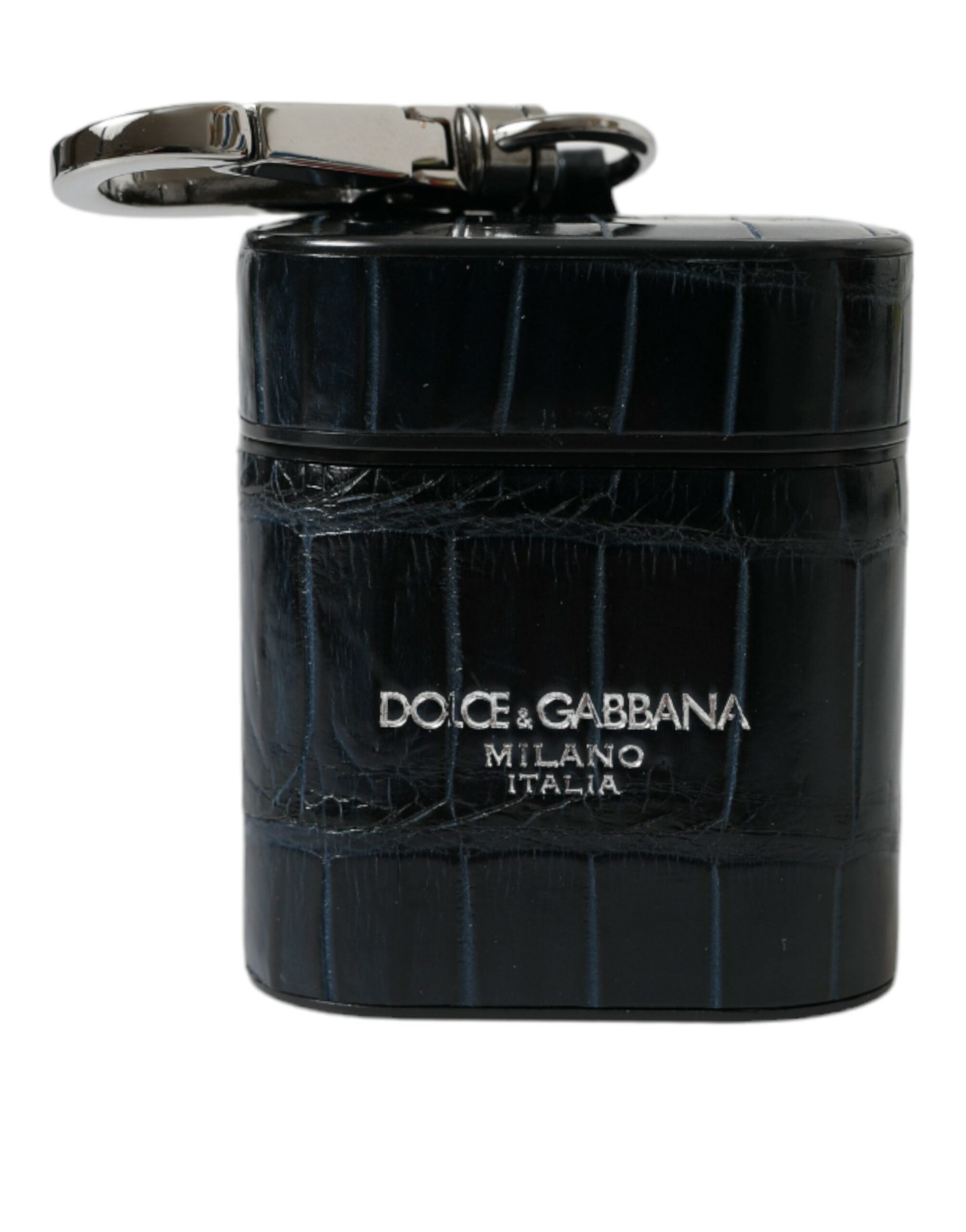 Dolce & Gabbana Chic Crocodile Leather Airpods Case Glam Steals