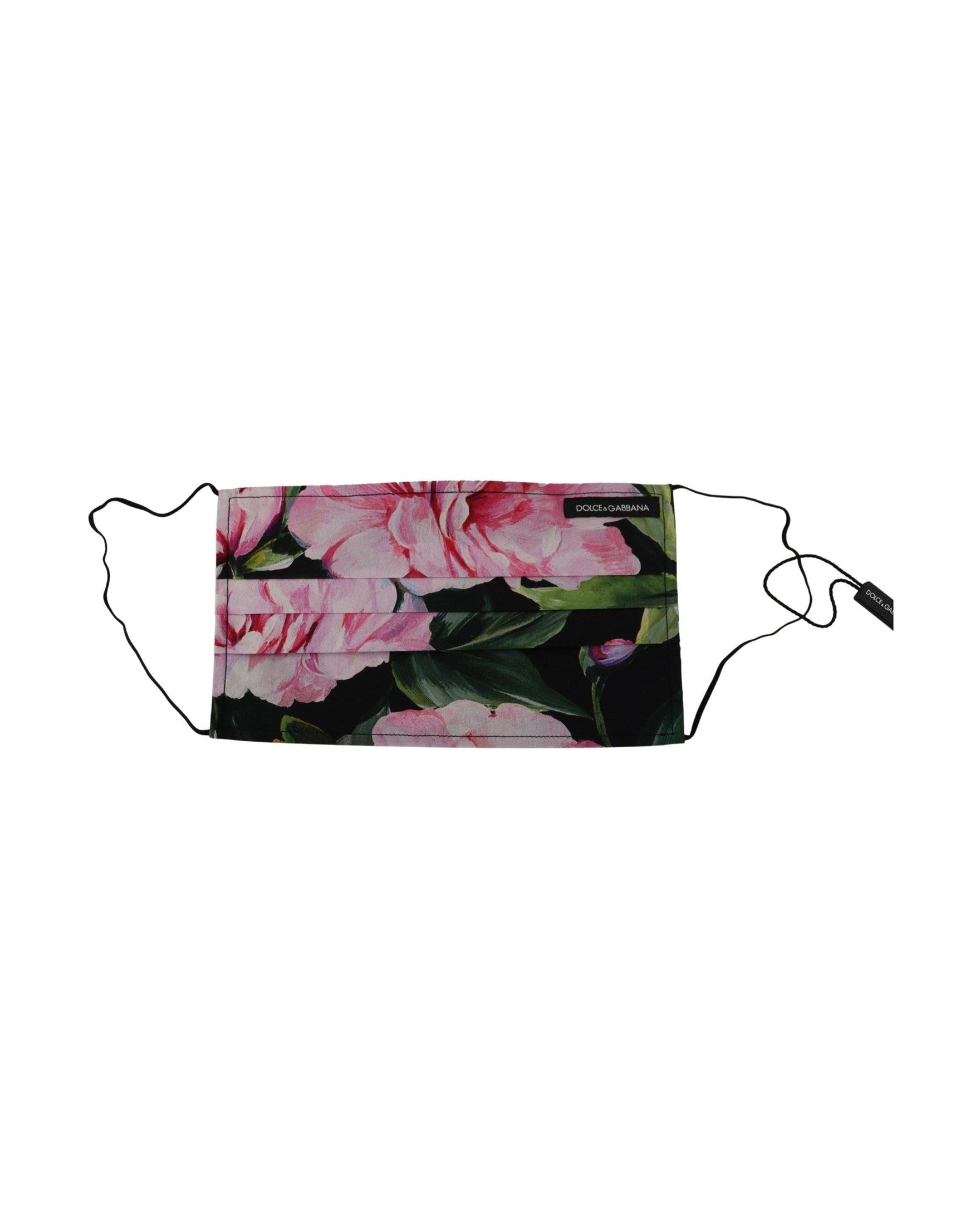 Dolce & Gabbana Chic Floral Cotton Face Mask Glam Steals