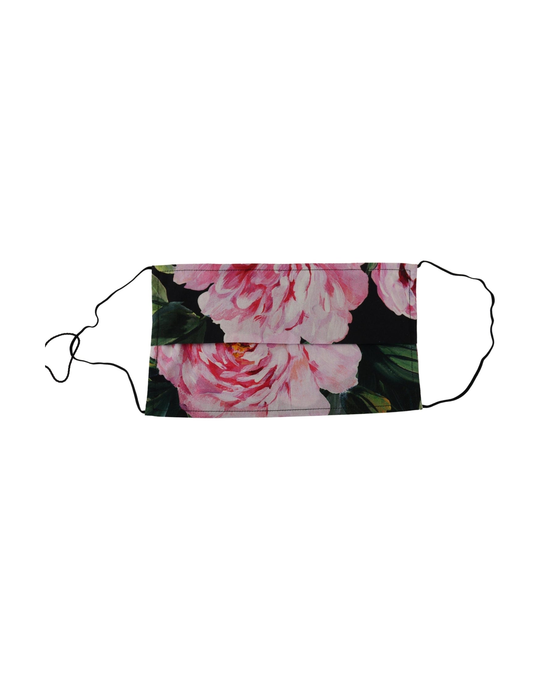Dolce & Gabbana Chic Floral Cotton Face Mask Glam Steals