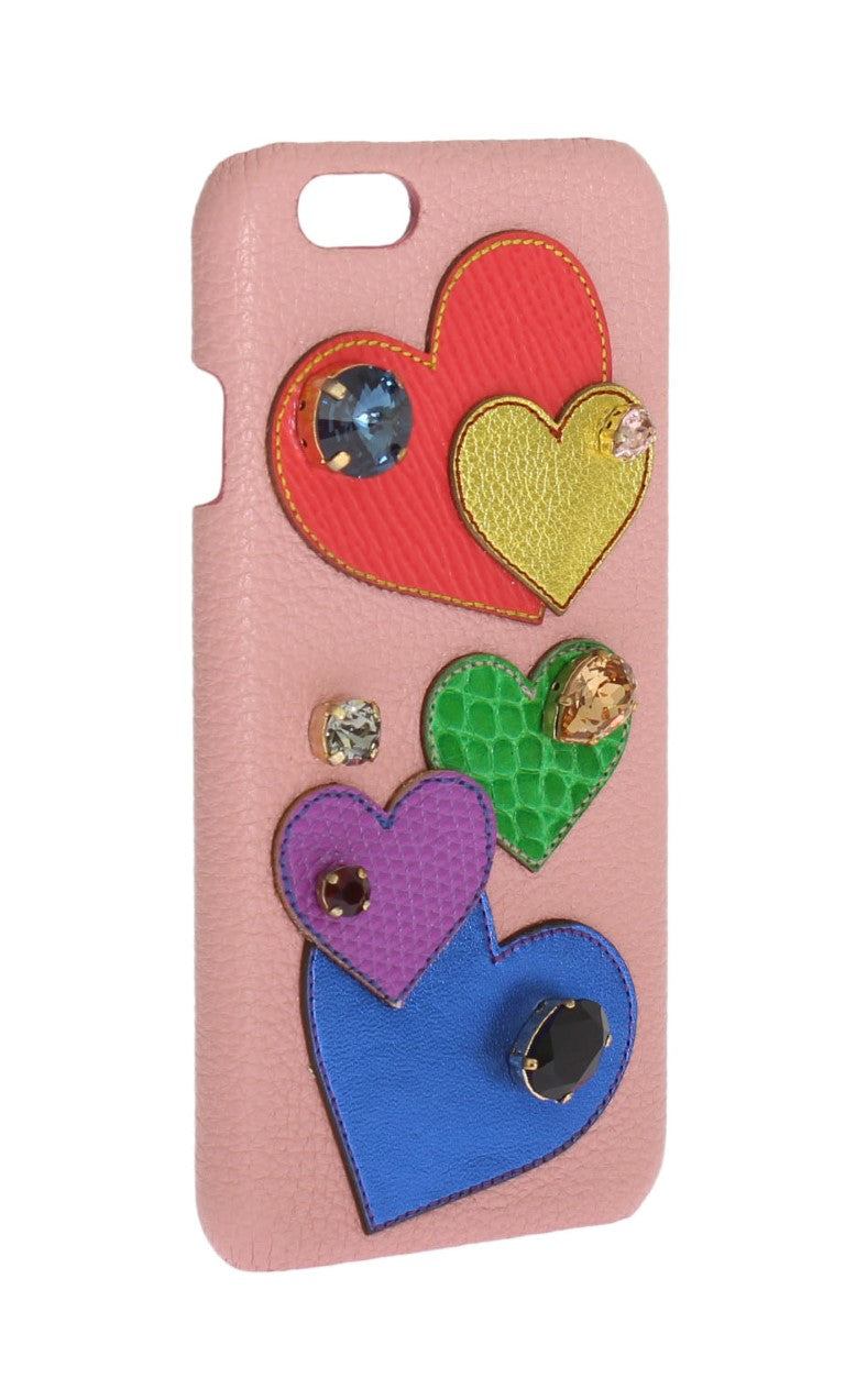 Dolce & Gabbana Chic Leather Crystal Iphone Pink Case Glam Steals
