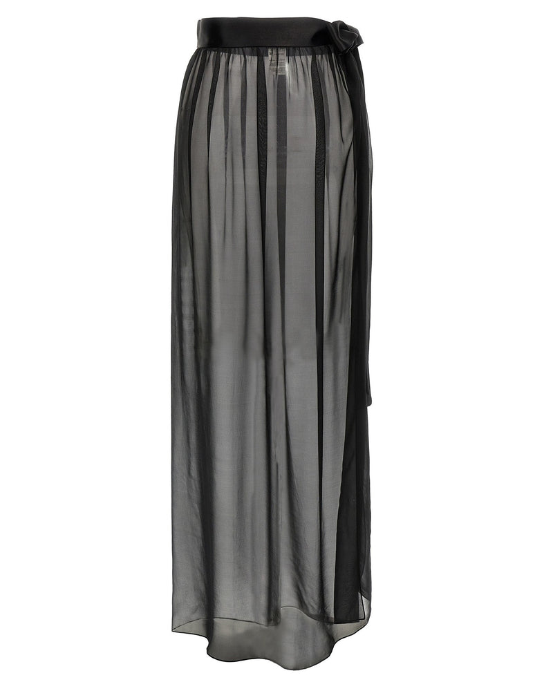 Dolce & Gabbana Chiffon Long Skirt Glam Steals