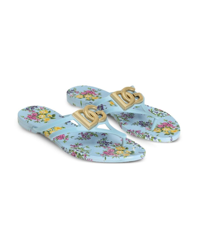 Dolce & Gabbana Clear Blue Sandals Sandals