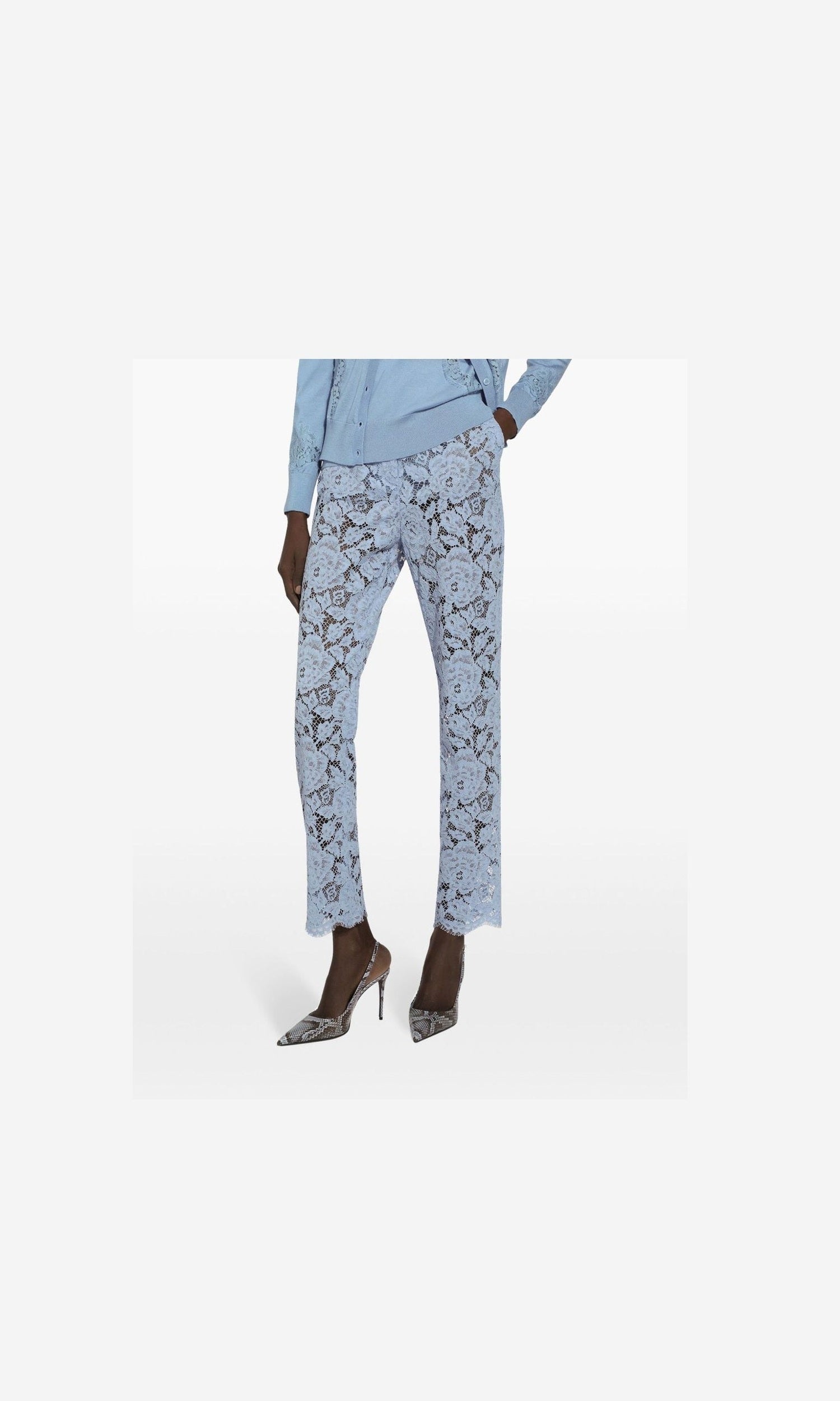 Dolce & Gabbana Clear Blue Trouser Glam Steals