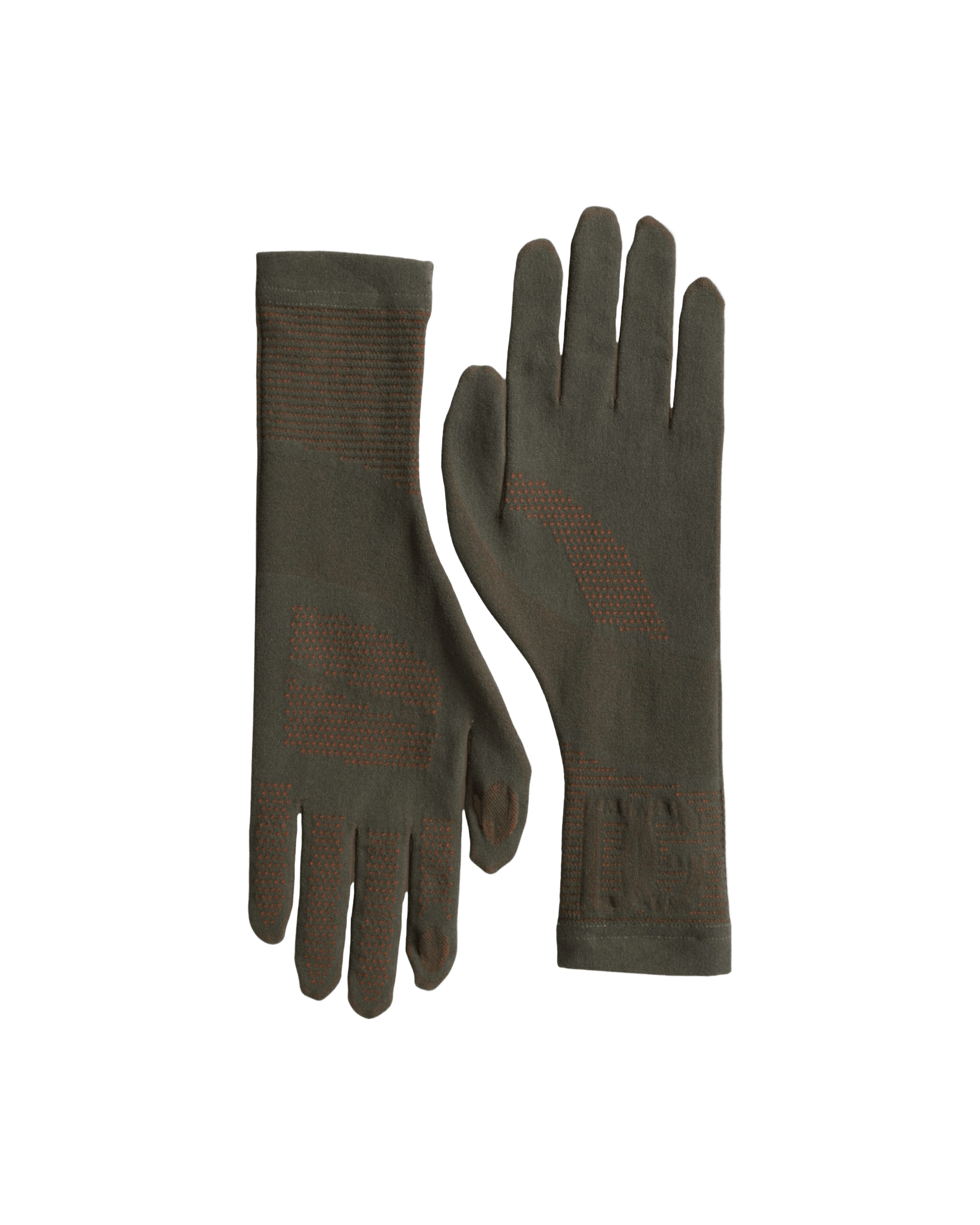 Dolce & Gabbana Cotton Stretch Wrist Length Brown Gloves Glam Steals