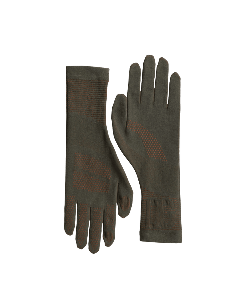 Dolce & Gabbana Cotton Stretch Wrist Length Brown Gloves Glam Steals