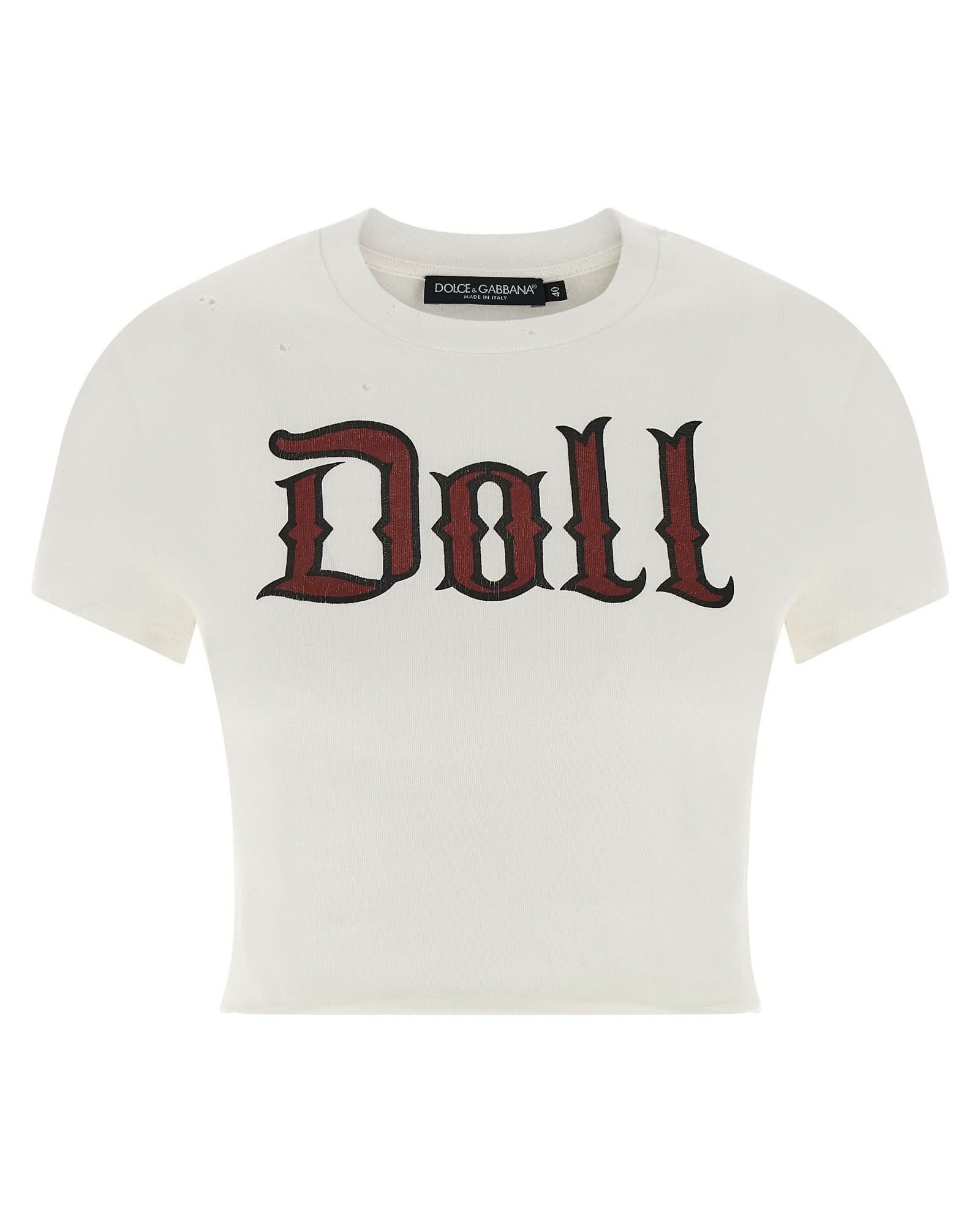 Dolce & Gabbana Cotton Used Effect T-shirt Glam Steals